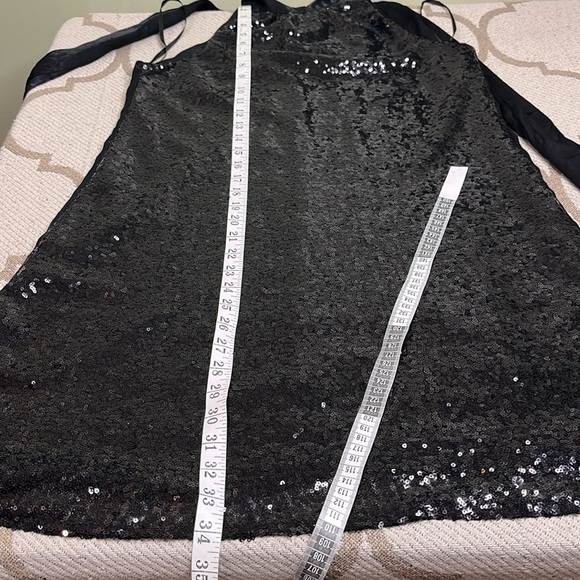 Andrée by Unit high neck Black Dress with Sequins size small - Picture 9 of 15